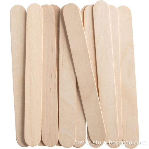 Medical Supplies: Wood Waxing Spatulas and Tongue Depressors for Hair Removal and Dental Use